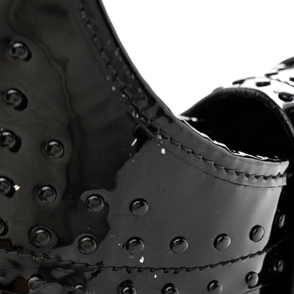 Burberry Patent Quilted Studded Brooke Hobo Black 18 of 20