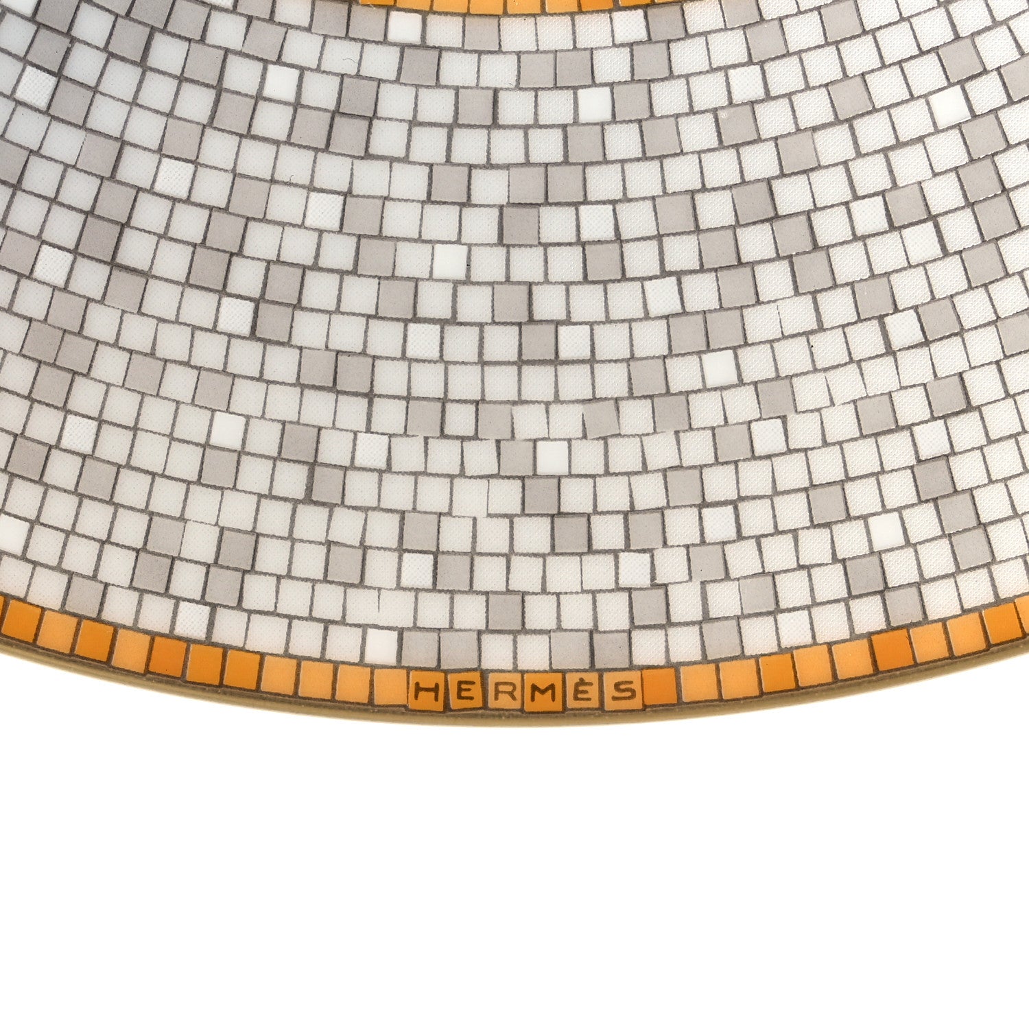 Hermes Porcelain Mosaique Au 24 Gold Breakfast Cup And Saucer Set Of 2 7 of 12