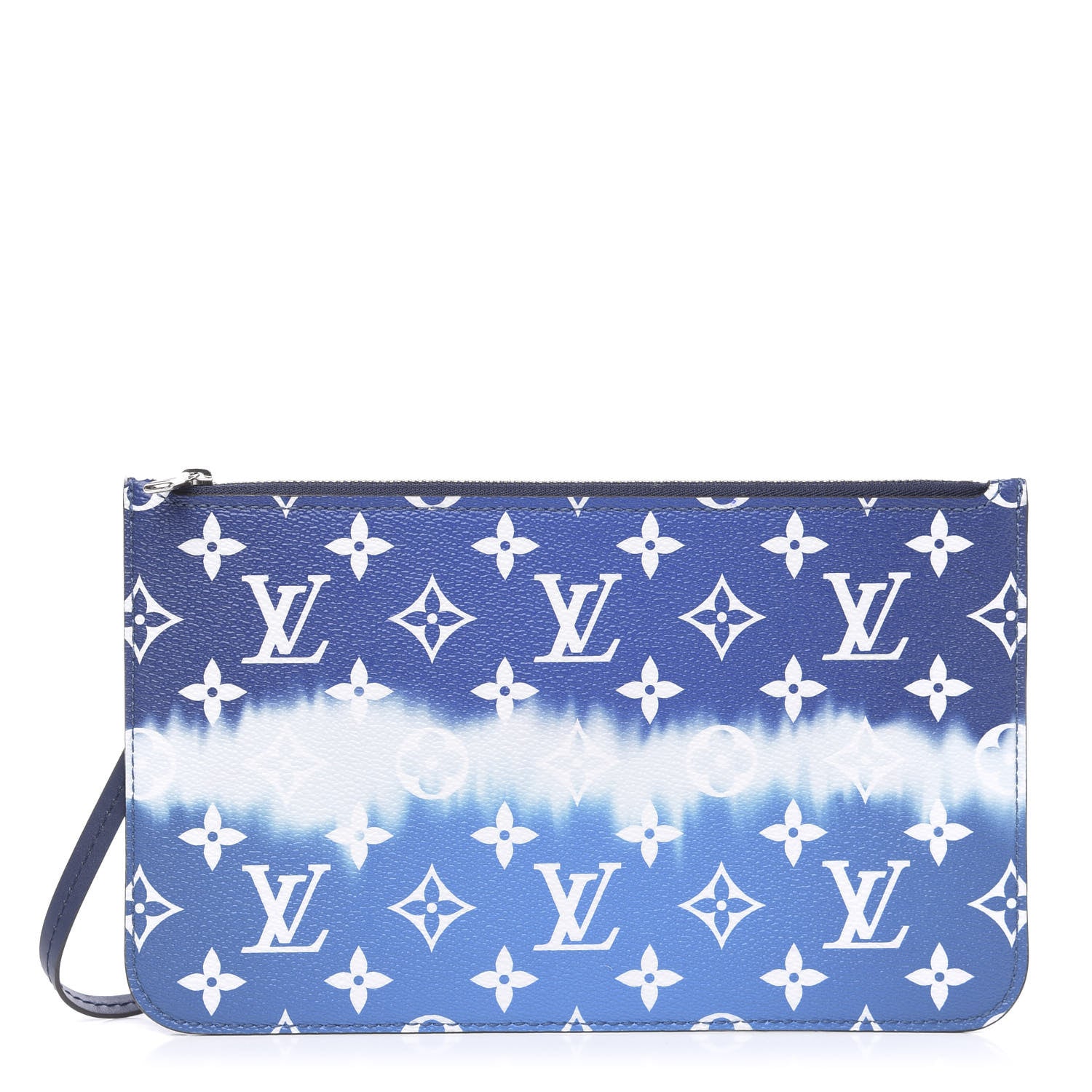 Louis Vuitton Monogram Escale Neverfull MM GM Pochette Blue 1 of 8