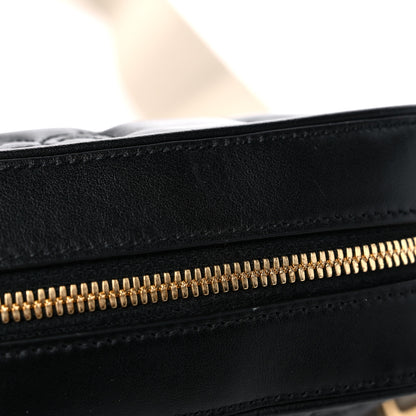 Gucci Calfskin GG Matelasse Shoulder Bag Black Natural 10 of 13
