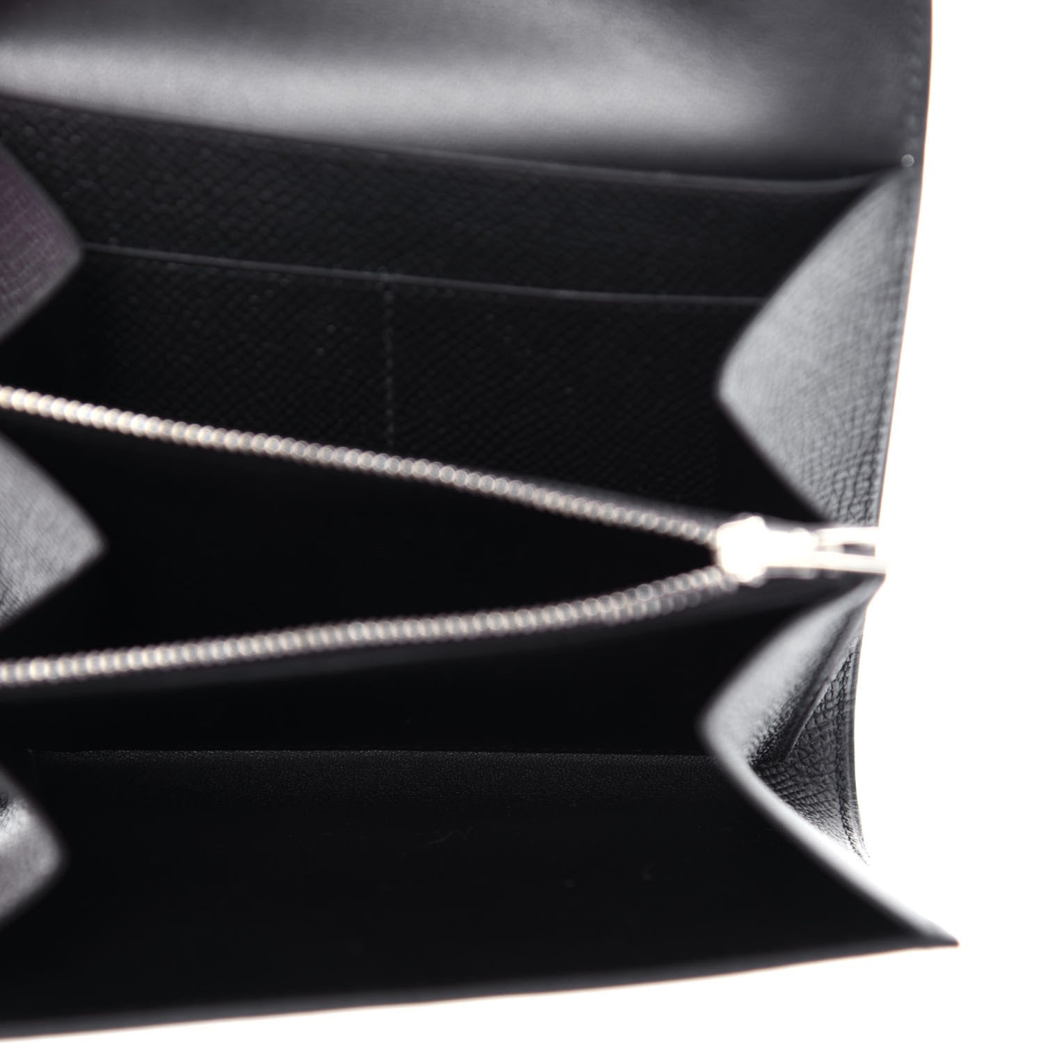 Hermes Epsom Constance Compact Passant Wallet Black 5 of 7