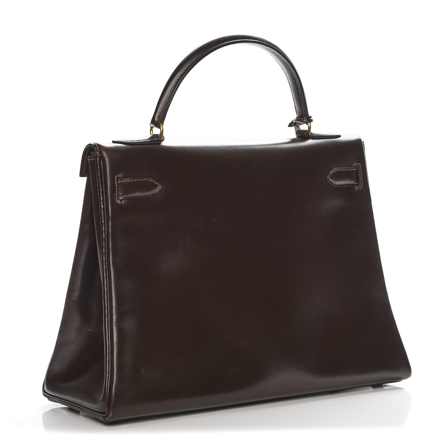 Hermes Box Kelly Retourne 32 Chocolate 16 of 22