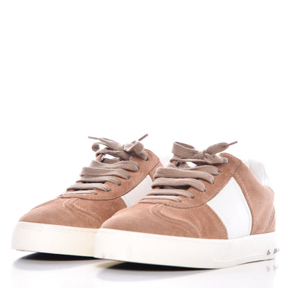 Valentino Garavani Suede Flycrew Sneakers 36.5 White Skin Sorbet 3 of 10