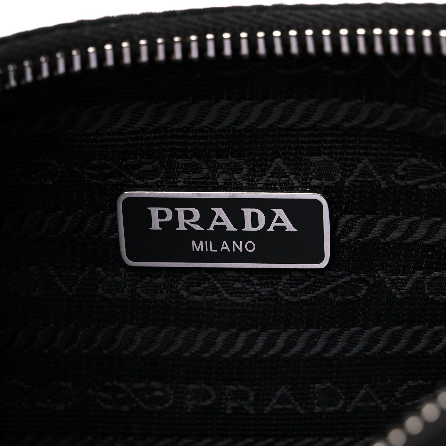 Prada Nylon Re-Edition 2005 Shoulder Bag Black 6 of 10