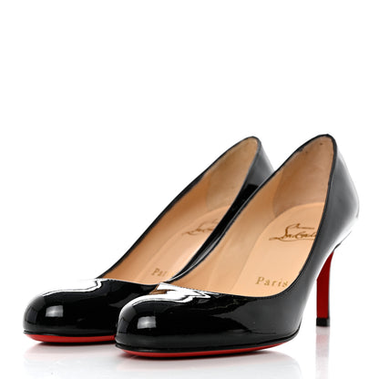 Christian Louboutin Patent Simple 70 Pumps 35 Black 3 of 8