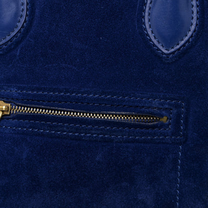 Celine Suede Medium Phantom Luggage Royal Blue 21 of 32