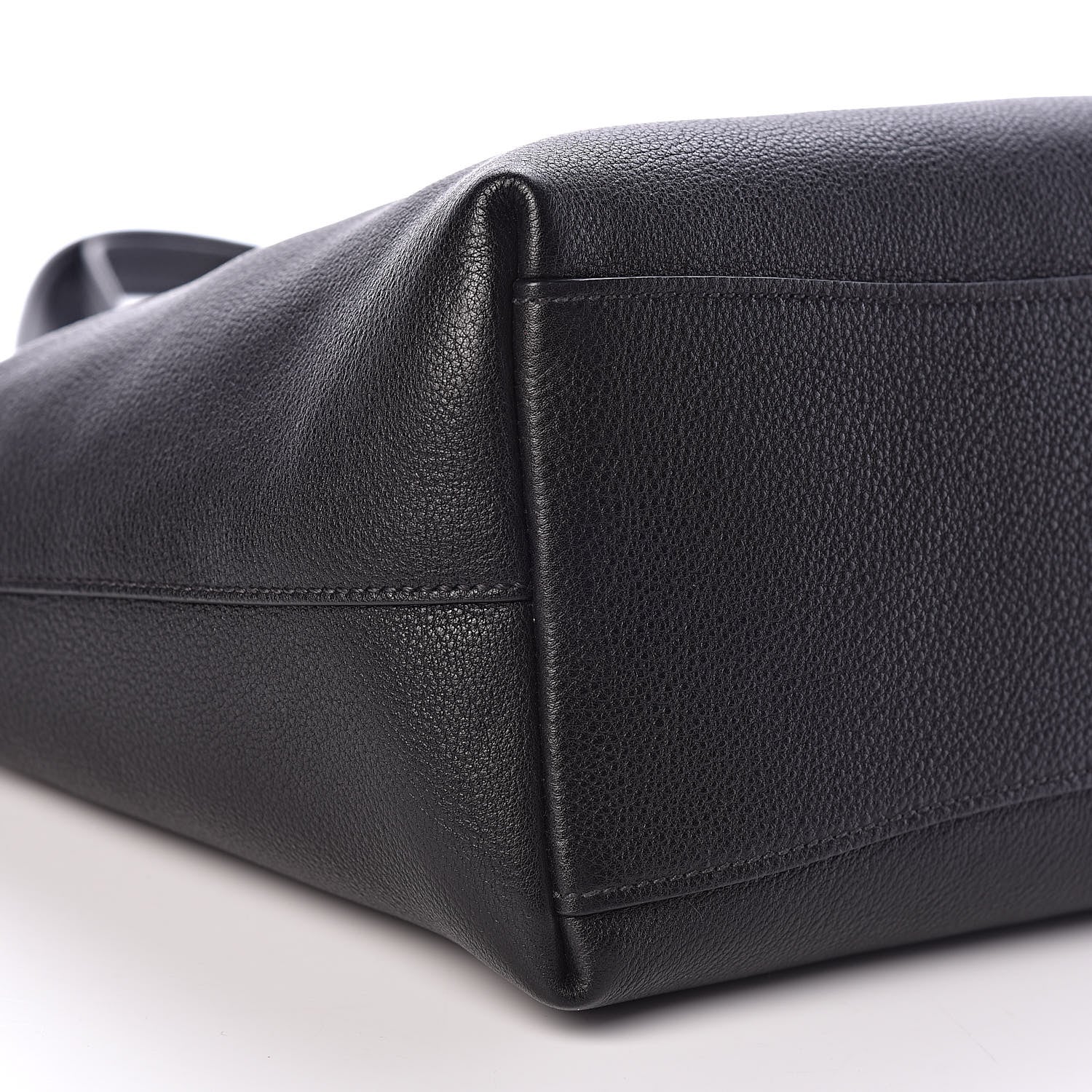 Prada Vitello Phenix Embossed Logo Tote Black 9 of 10