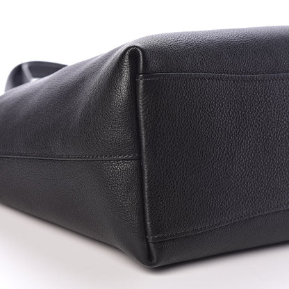 Prada Vitello Phenix Embossed Logo Tote Black 9 of 10