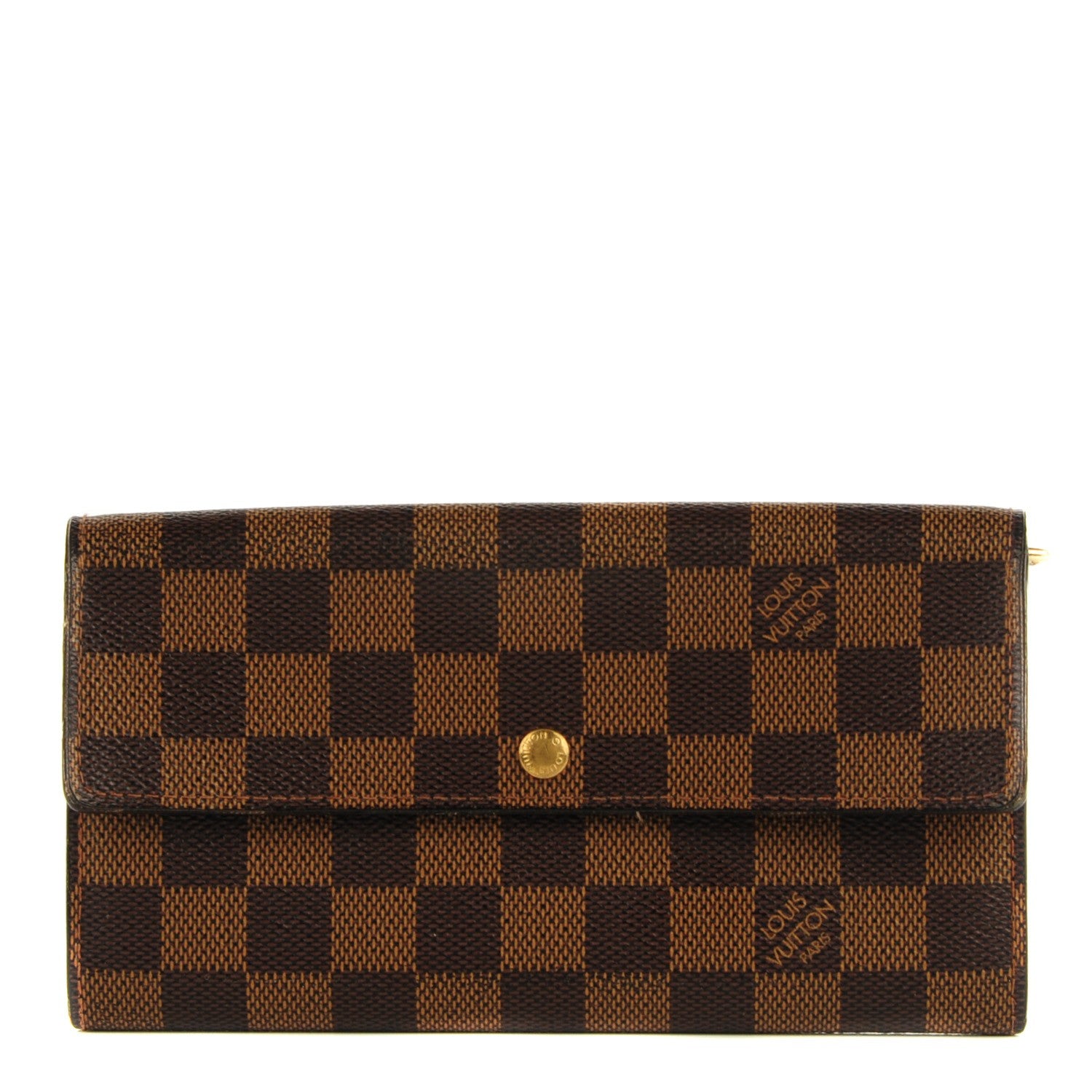 Louis Vuitton Damier Ebene Sarah Wallet 1 of 8