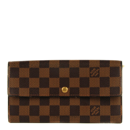 Louis Vuitton Damier Ebene Sarah Wallet 1 of 8