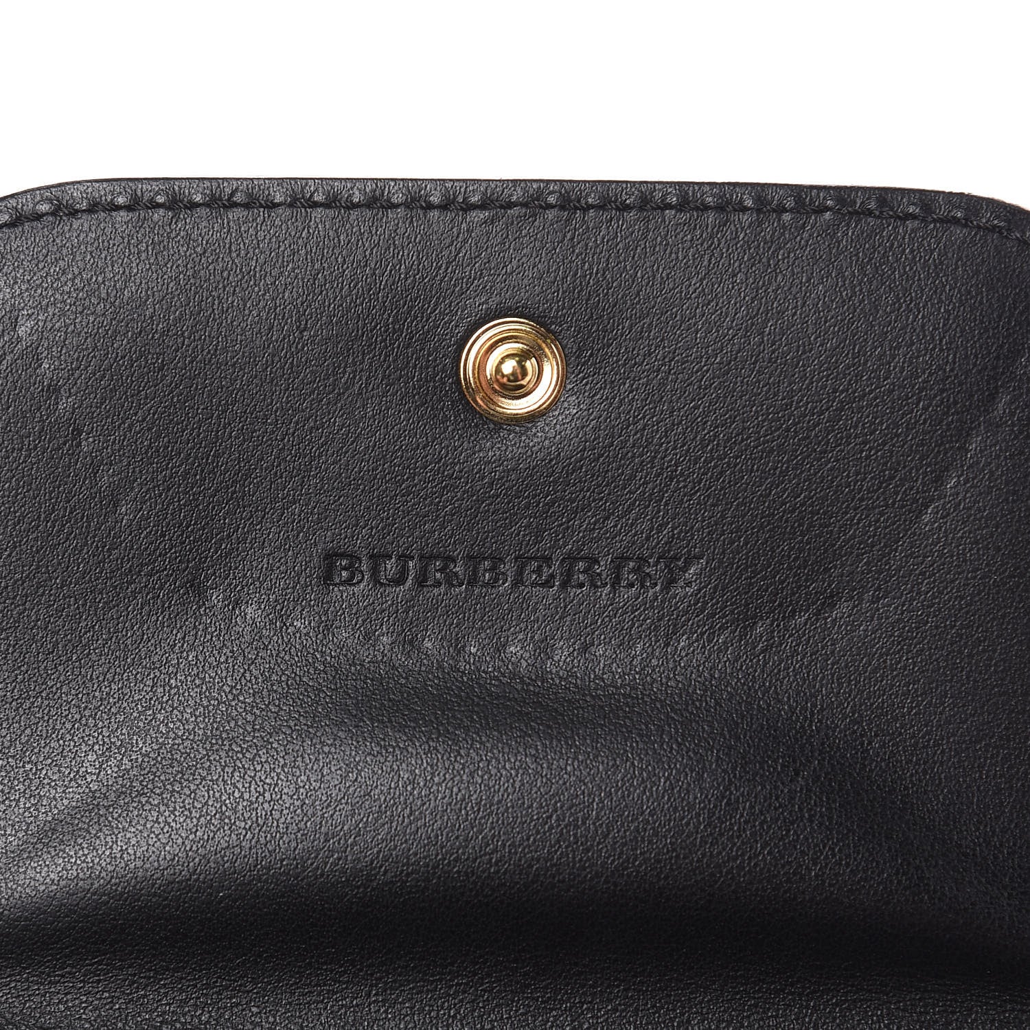 Burberry Grainy Calfskin Card Case Black 5 of 7
