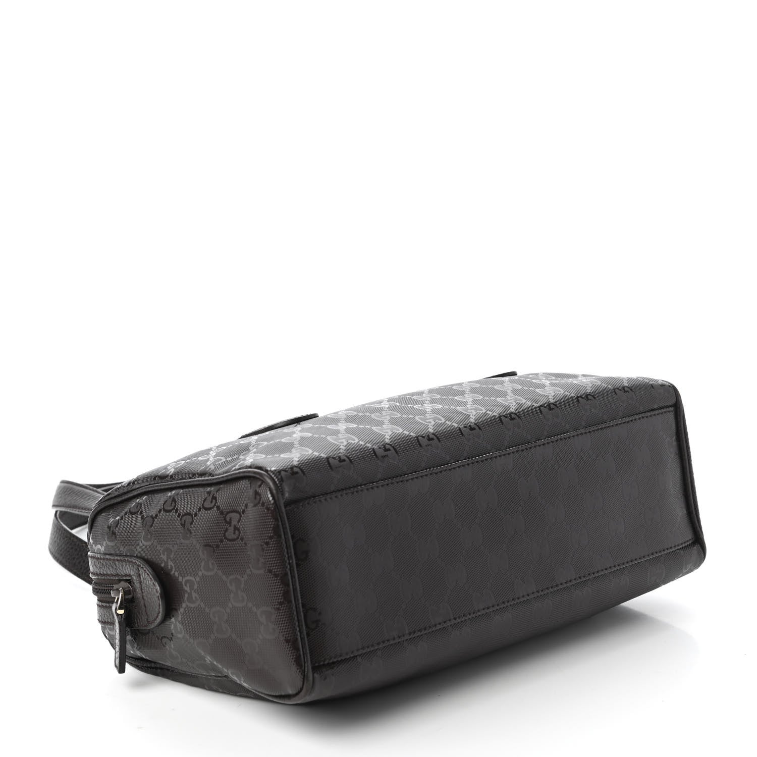 Gucci Imprime Monogram Small Boston Dark Brown 4 of 10