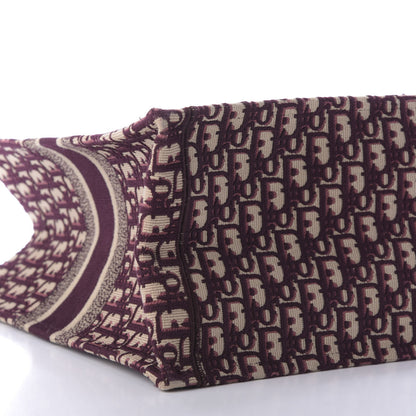Christian Dior Oblique Large Book Tote Burgundy Multicolor 7 of 9