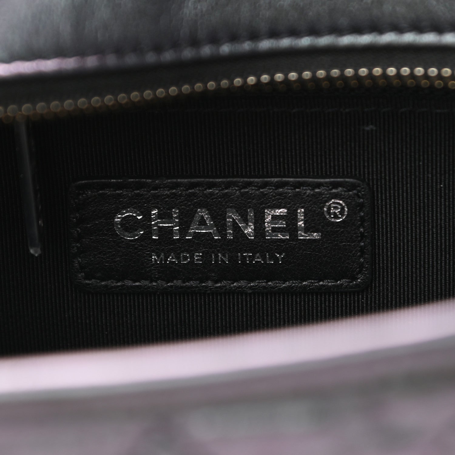 Chanel Iridescent Aged Calfskin Quilted Small Gabrielle Hobo Black 6 of 10