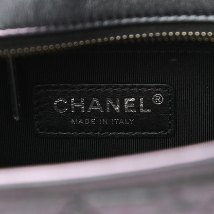 Chanel Iridescent Aged Calfskin Quilted Small Gabrielle Hobo Black 6 of 10