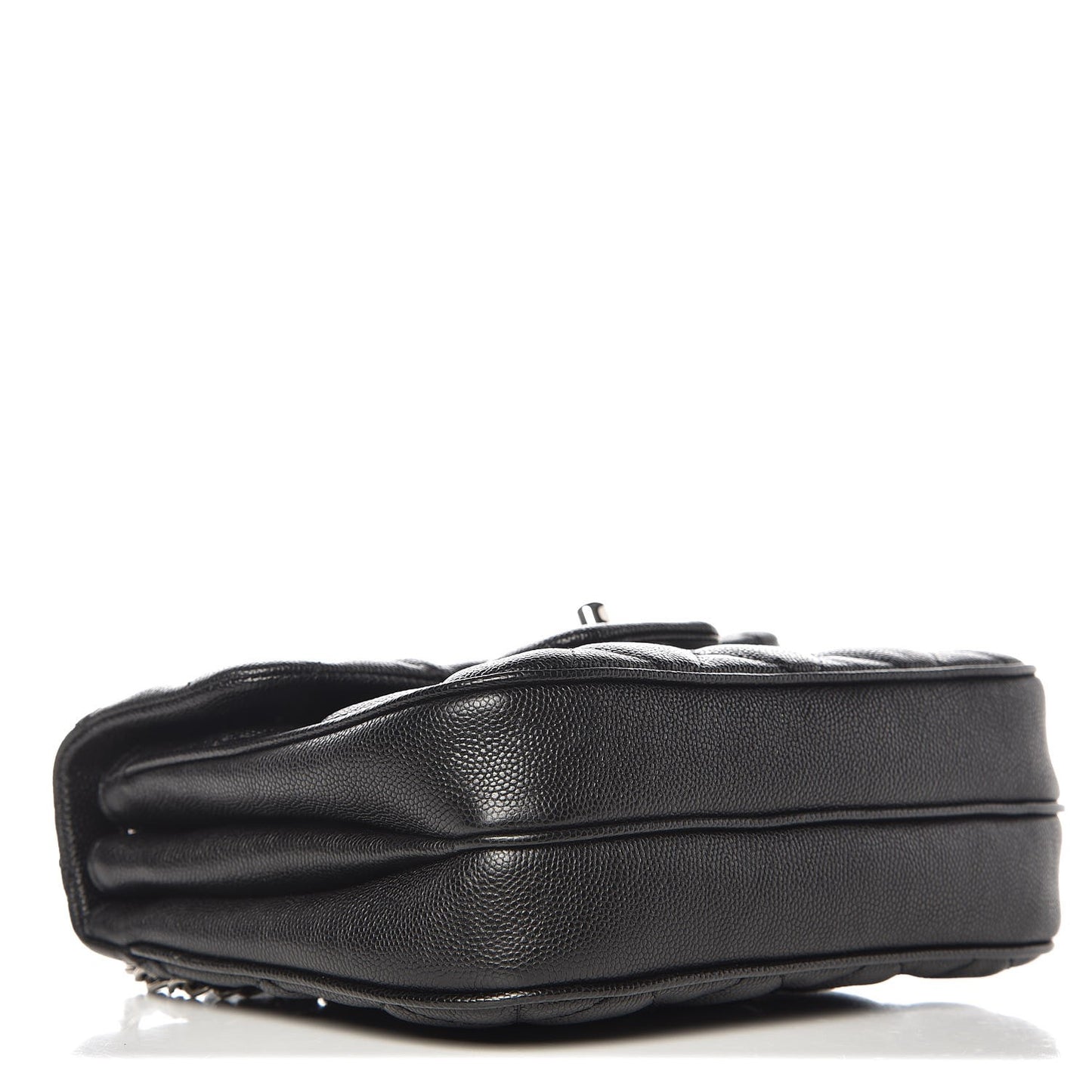 Caviar Quilted Small Urban Companion Flap Black