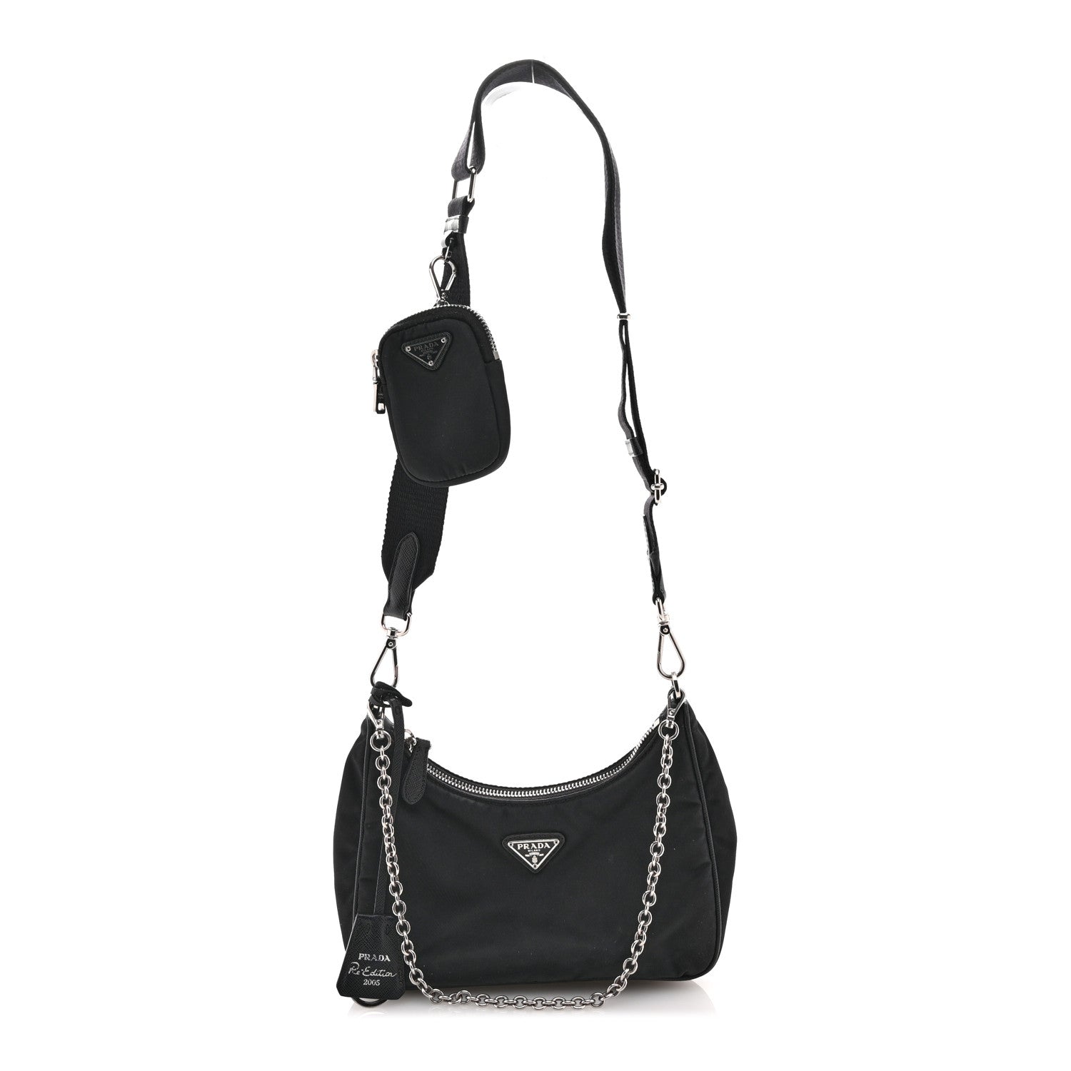 Prada Nylon Re-Edition 2005 Shoulder Bag Black 1 of 13