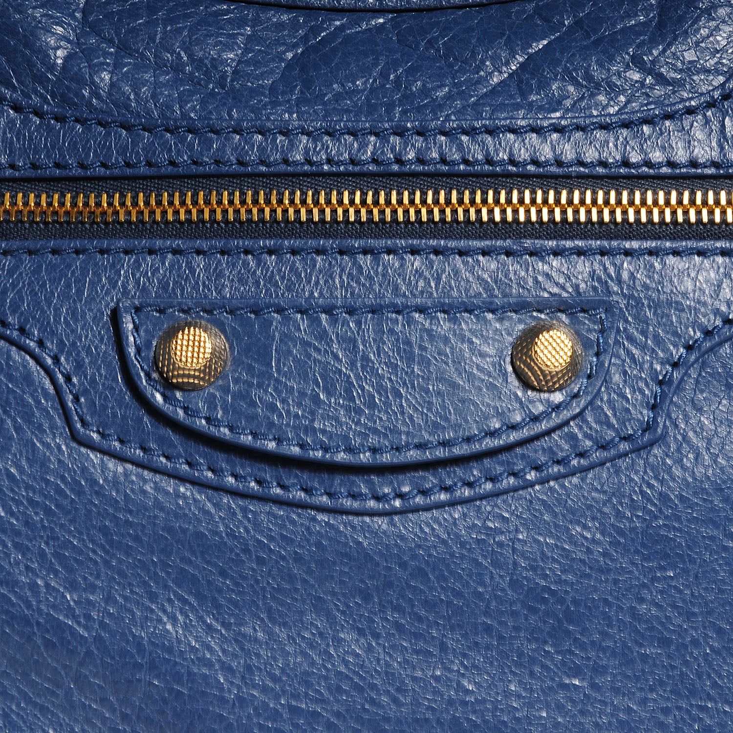 Balenciaga Agneau Giant 12 Gold Hardware Velo Bleu Persan 7 of 15