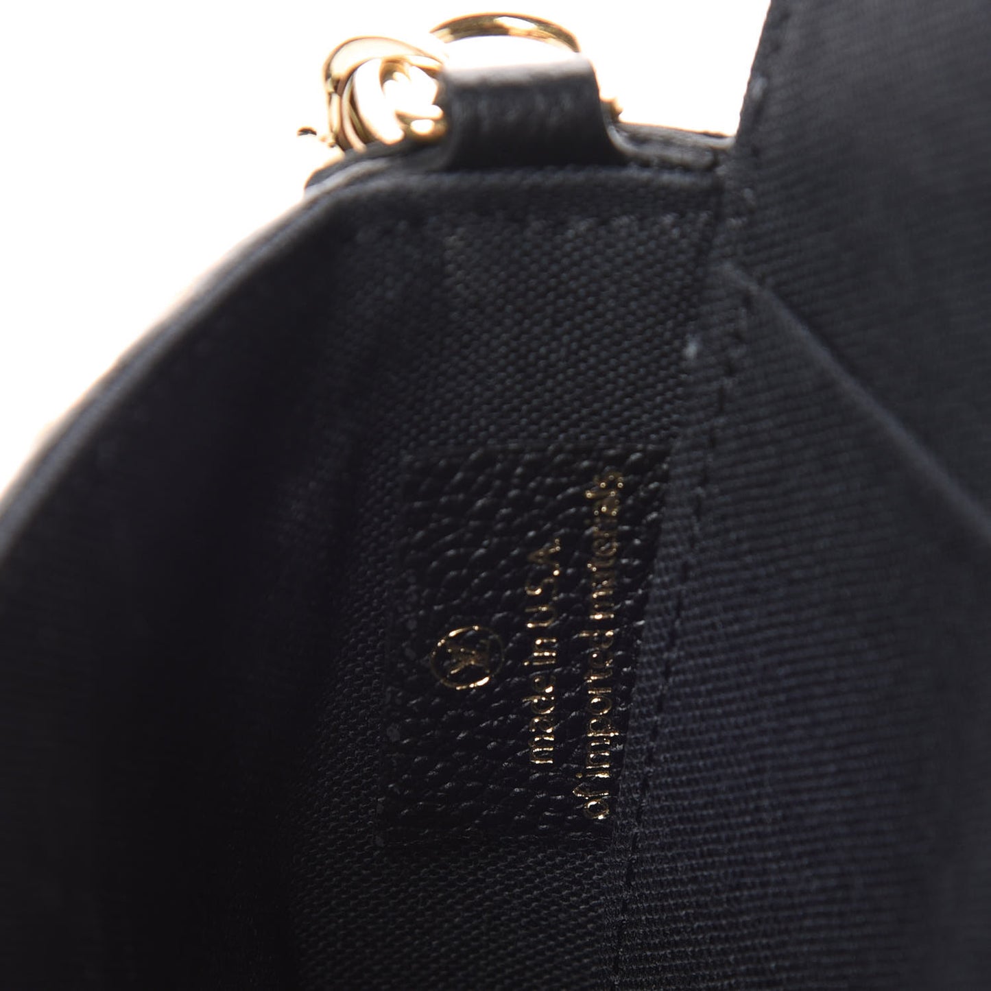 Empreinte Pochette Felicie Chain Wallet Black