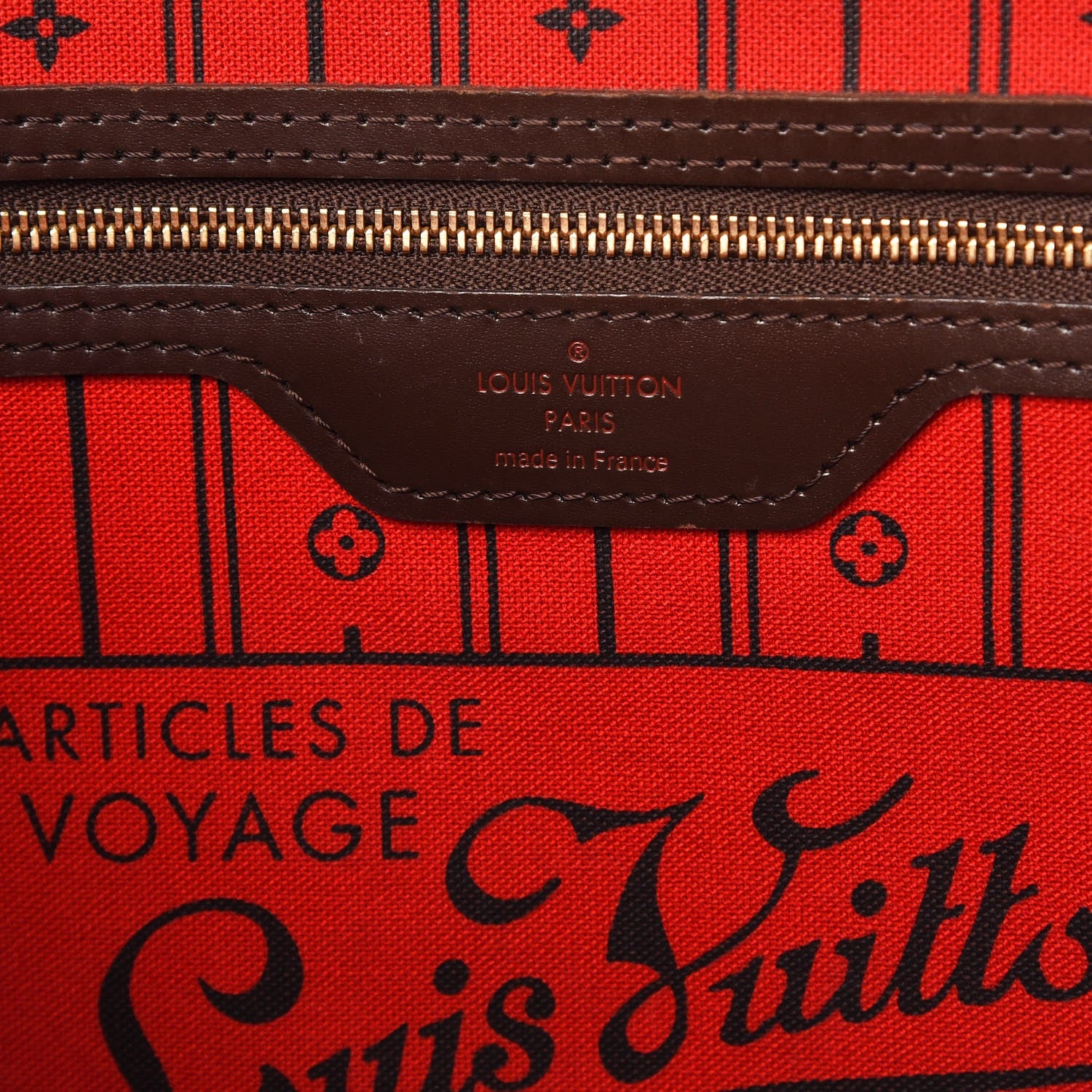 Louis Vuitton Damier Ebene Neverfull MM 6 of 14