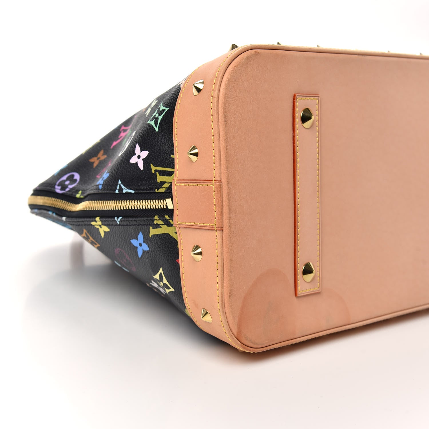 Louis Vuitton Monogram Multicolor Alma GM Black 6 of 9