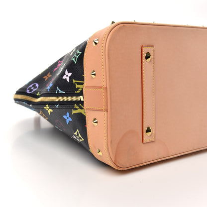 Louis Vuitton Monogram Multicolor Alma GM Black 6 of 9