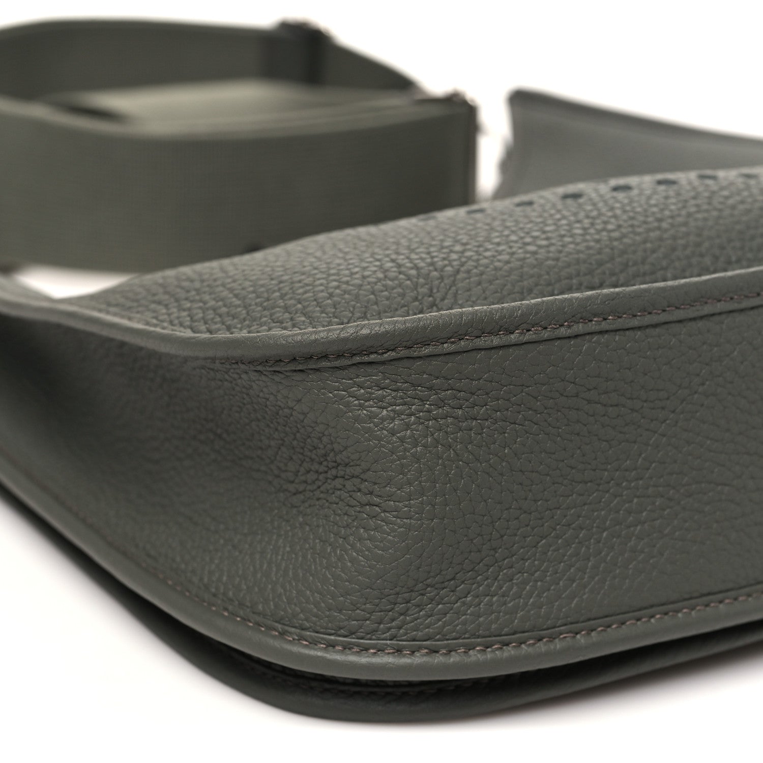 Hermes Taurillon Clemence Evelyne III PM Vert De Gris 8 of 10