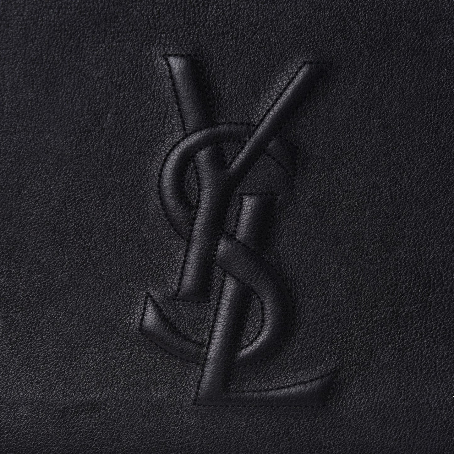 Calfskin Monogram Large Belle De Jour Clutch Black