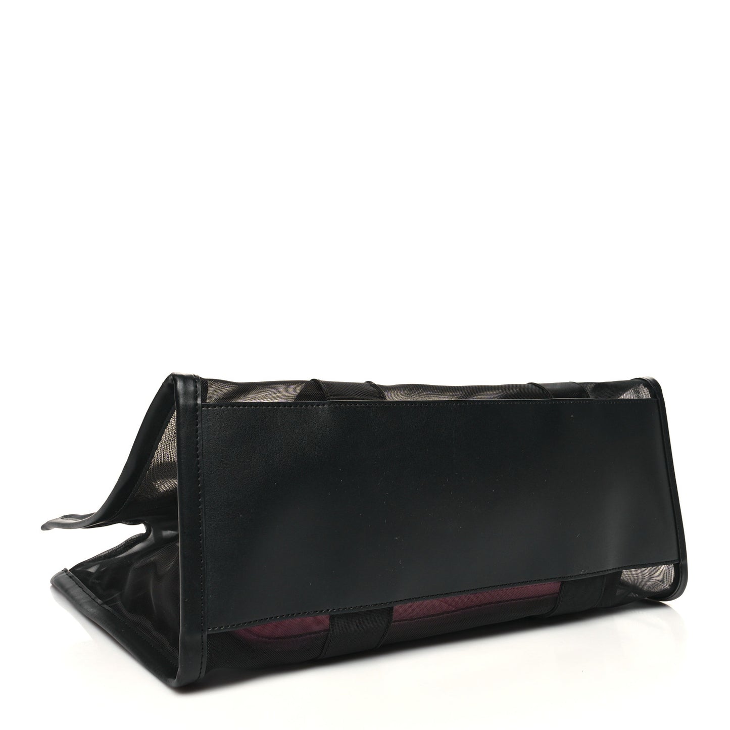 Nylon The Mesh Large Tote Bag Black Pink