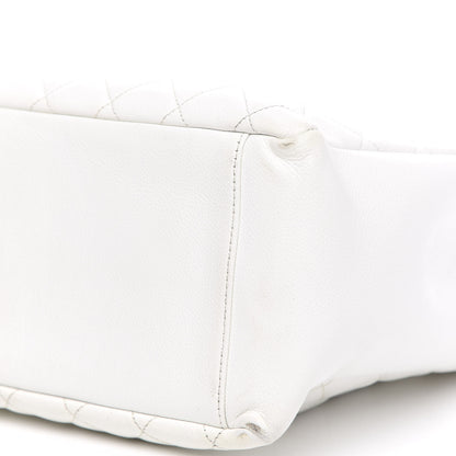 Chanel Caviar Quilted Grand Shopping Tote GST White 11 of 22