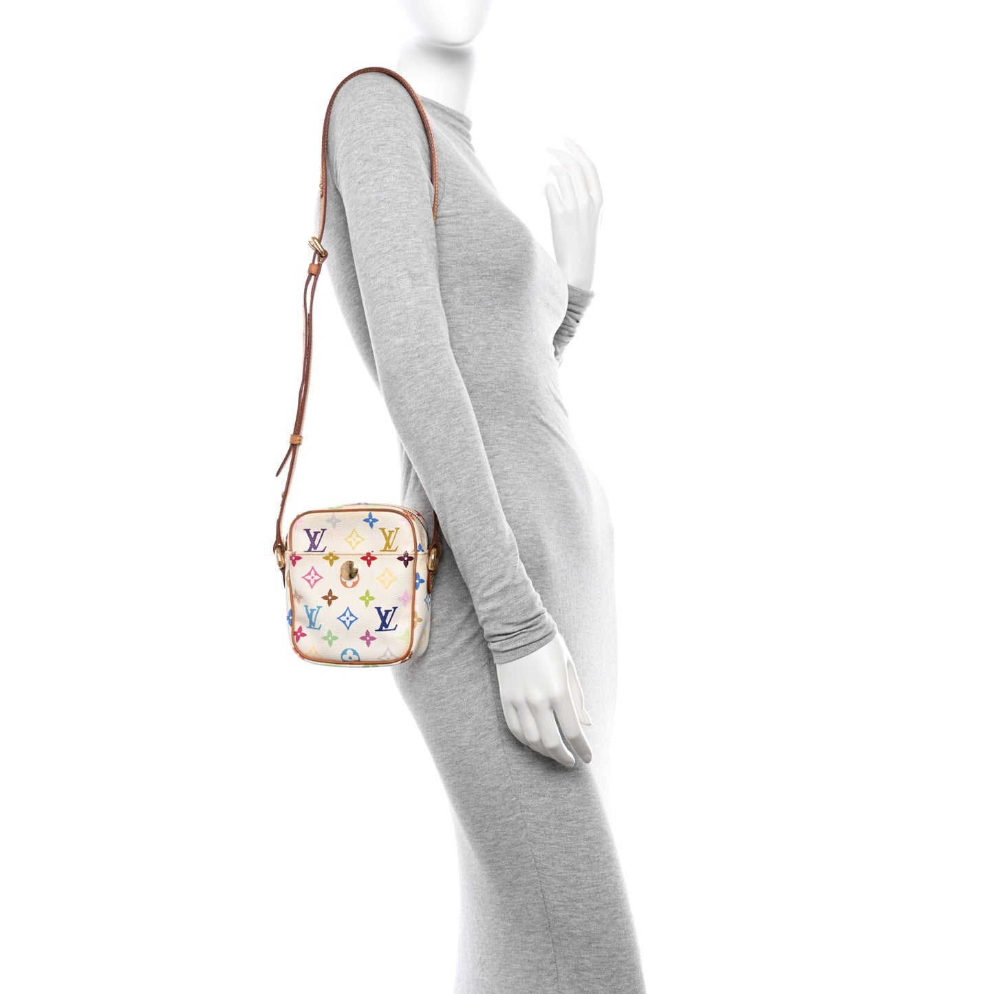 LOUIS VUITTON Monogram Multicolor Rift White