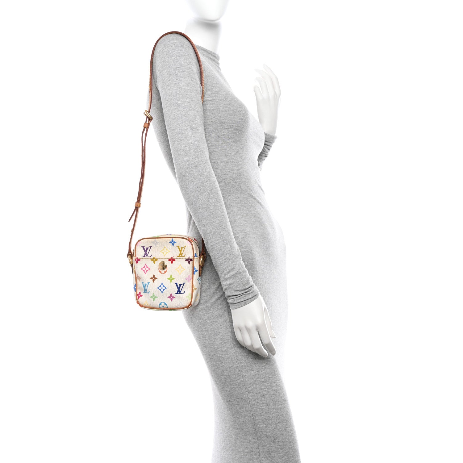 Louis Vuitton LOUIS VUITTON Monogram Multicolor Rift White 3 of 19