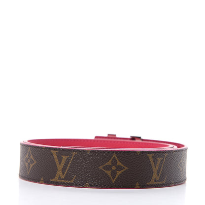 Louis Vuitton Monogram 30mm LV Initiales Reversible Belt 90 36 Fuchsia 3 of 6