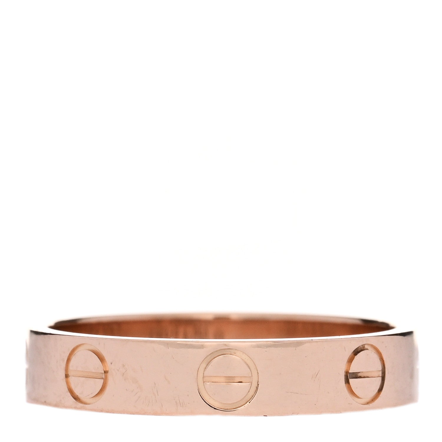 Cartier 18K Pink Gold 3.5mm LOVE Wedding Band Ring 52 6 3 of 4
