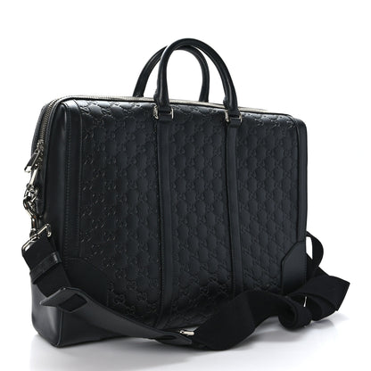 Gucci Guccissima Signature Eden Briefcase Black 3 of 9