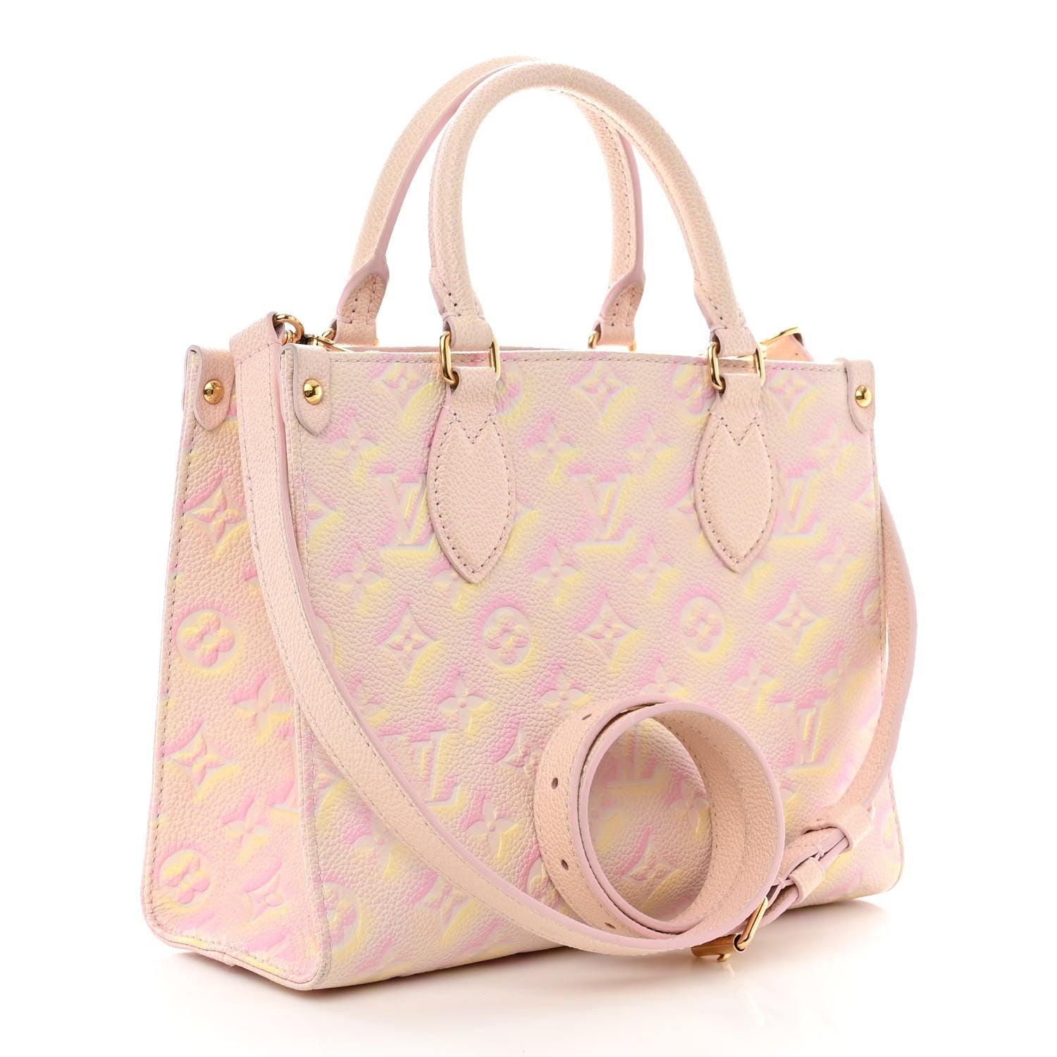 Louis Vuitton Empreinte Monogram Summer Stardust Onthego PM Pink 3 of 9