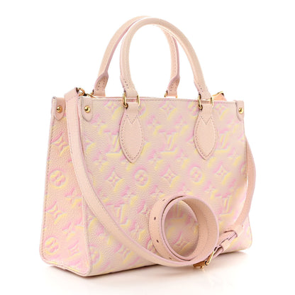 Louis Vuitton Empreinte Monogram Summer Stardust Onthego PM Pink 3 of 9