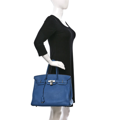 Hermes Togo BIRKIN 35 Mykonos 2 of 22
