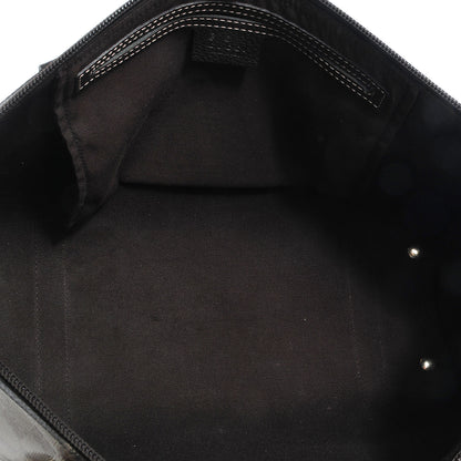 Gucci Crystal Monogram Abbey Zippered Tote Dark Brown 5 of 7