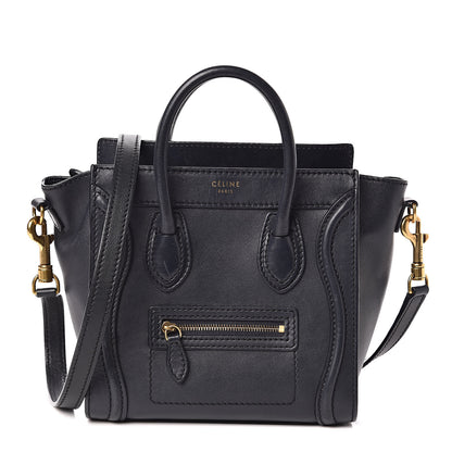 Celine Smooth Calfskin Nano Luggage Ink 1 of 11