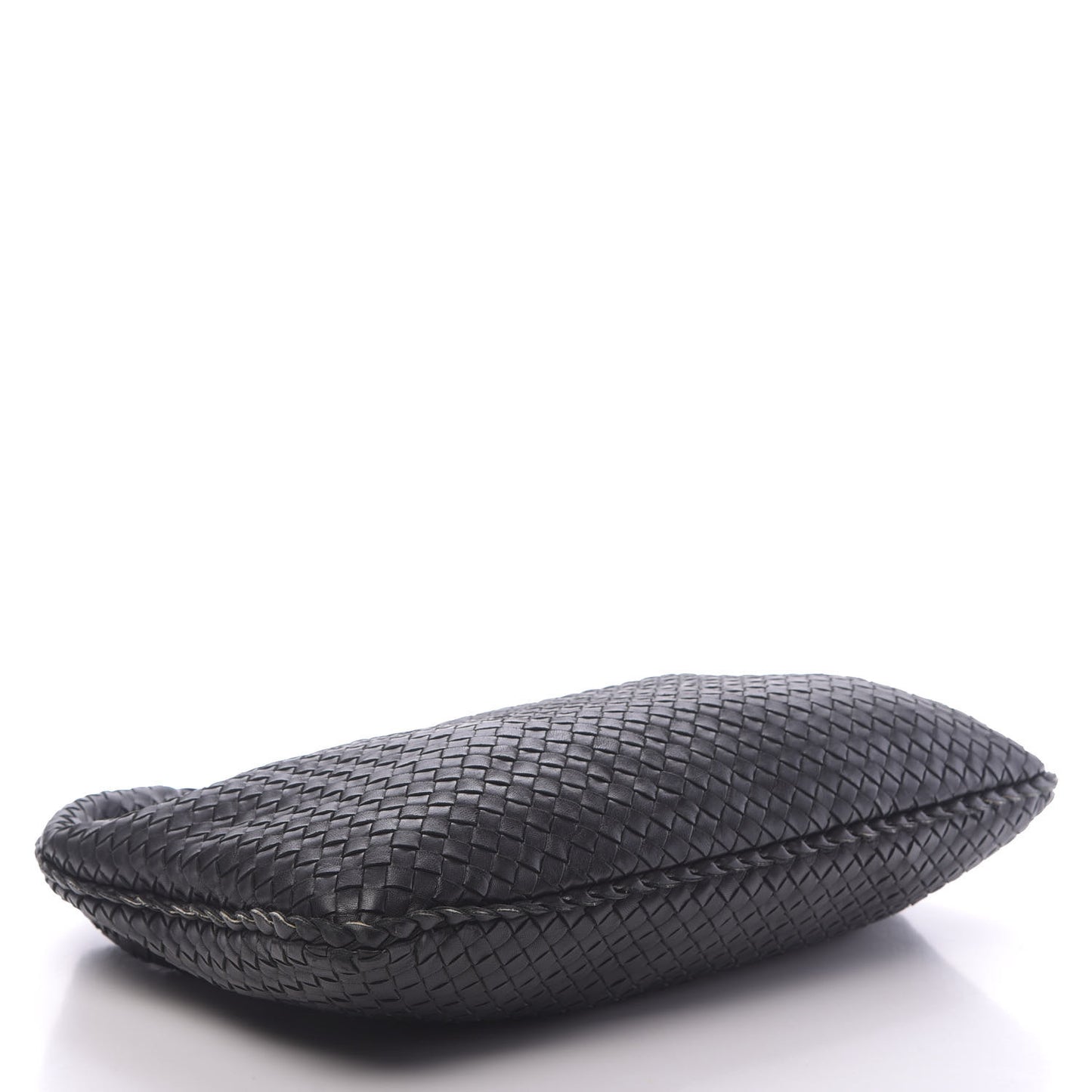 Nappa Intrecciato Large Veneta Hobo Black