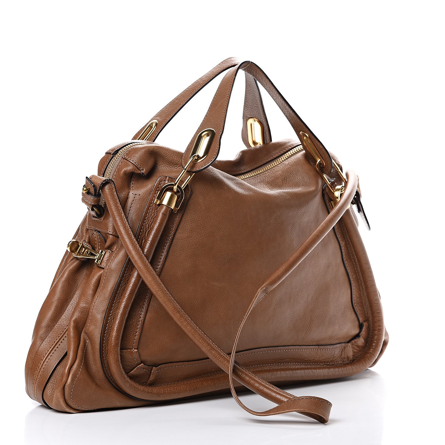 Chloe Calfskin Large Paraty Muscade 2 of 20
