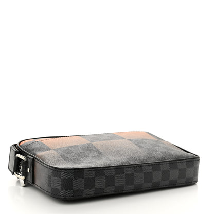 Louis Vuitton Giant Damier Graphite Alpha Messenger Bag Orange 4 of 9