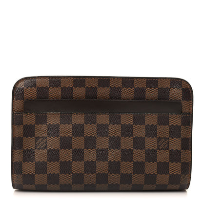 Louis Vuitton Damier Ebene Pochette Saint Louis Clutch 1 of 10