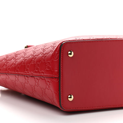 Gucci Guccissima Tote Hibiscus Red 9 of 10