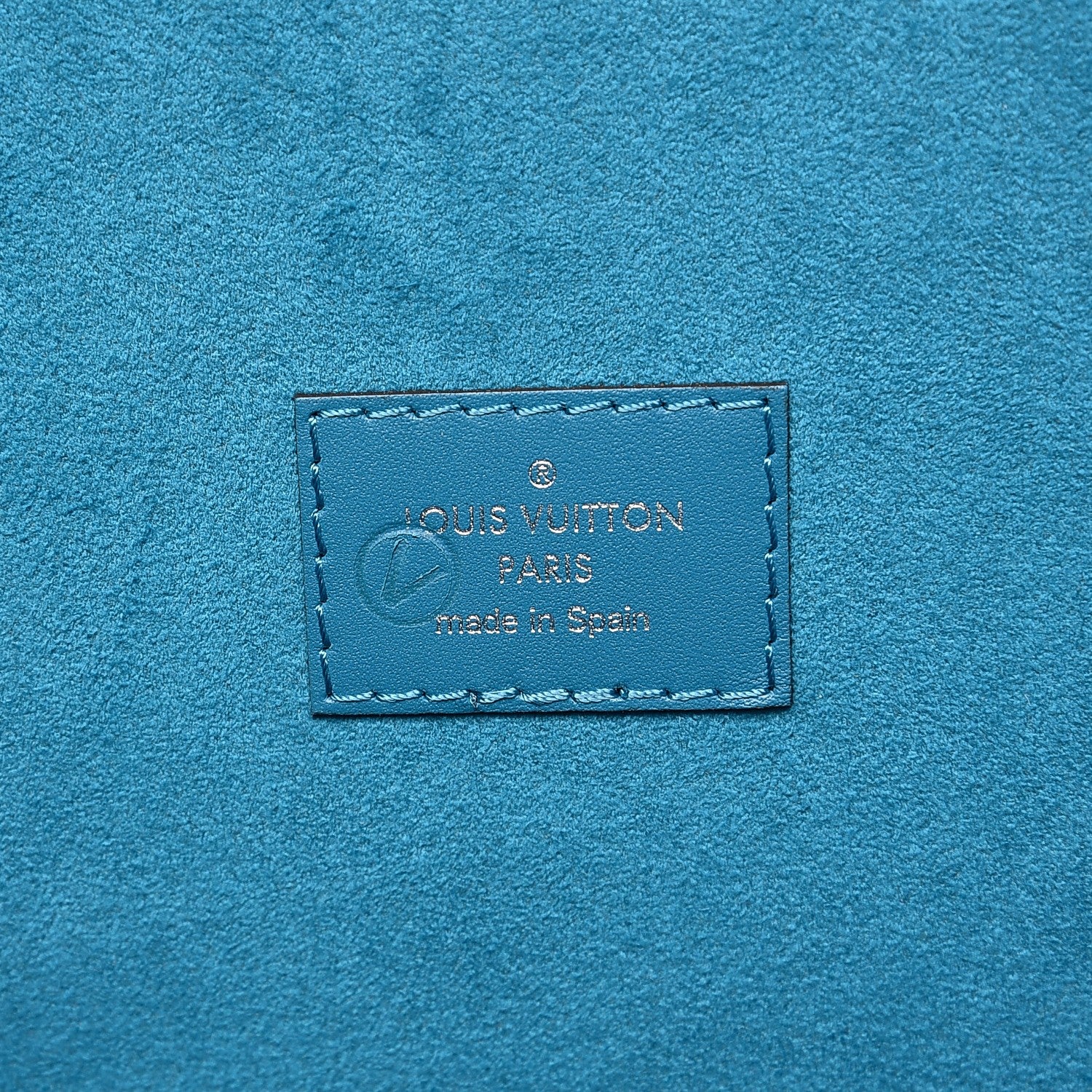 Louis Vuitton Epi Neverfull MM Cyan 8 of 8