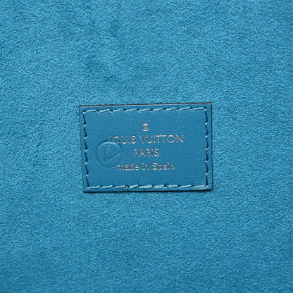 Louis Vuitton Epi Neverfull MM Cyan 8 of 8