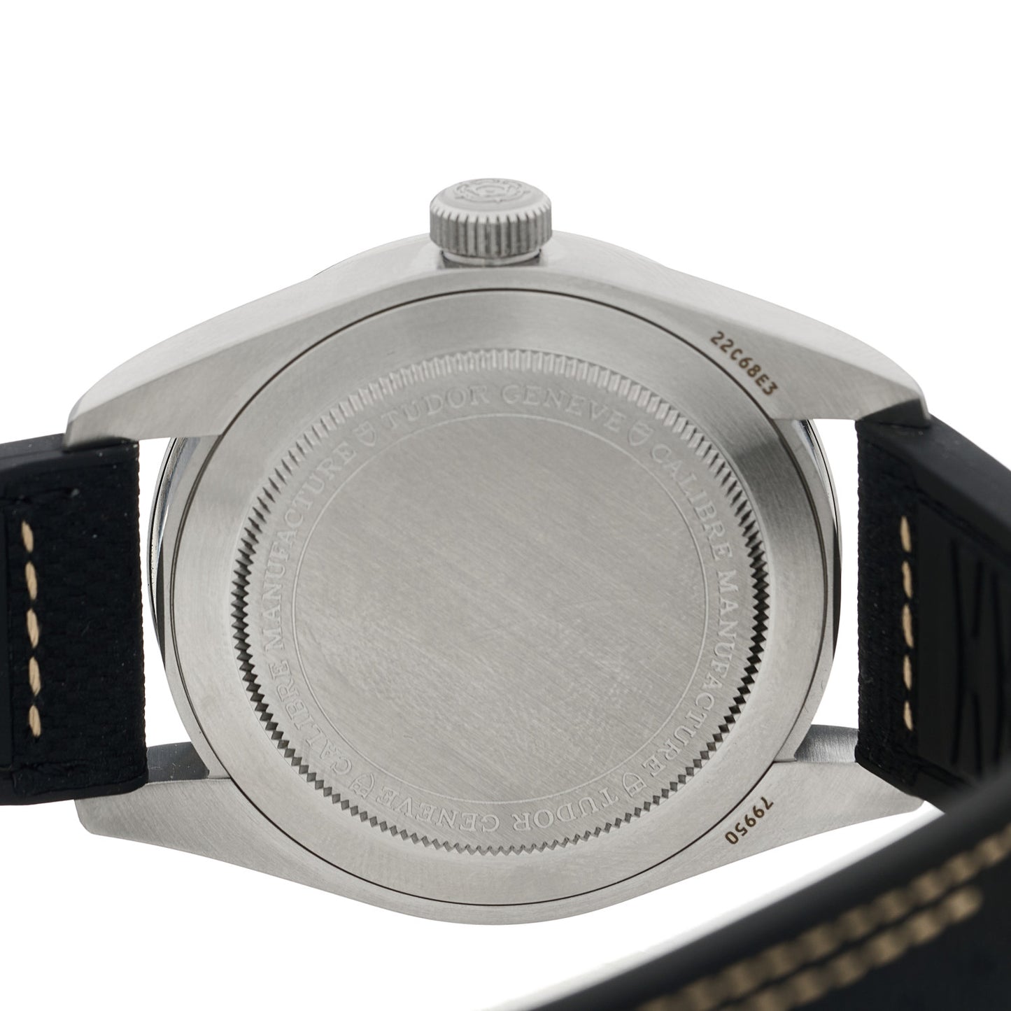 Stainless Steel Fabric 39mm Oyster Prince Automatic Watch Black 79950