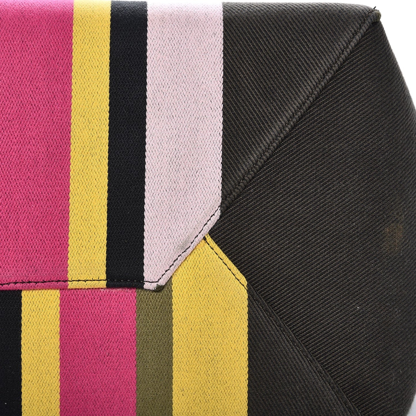 Textile Striped Medium Belt Cabas Phantom Multicolor