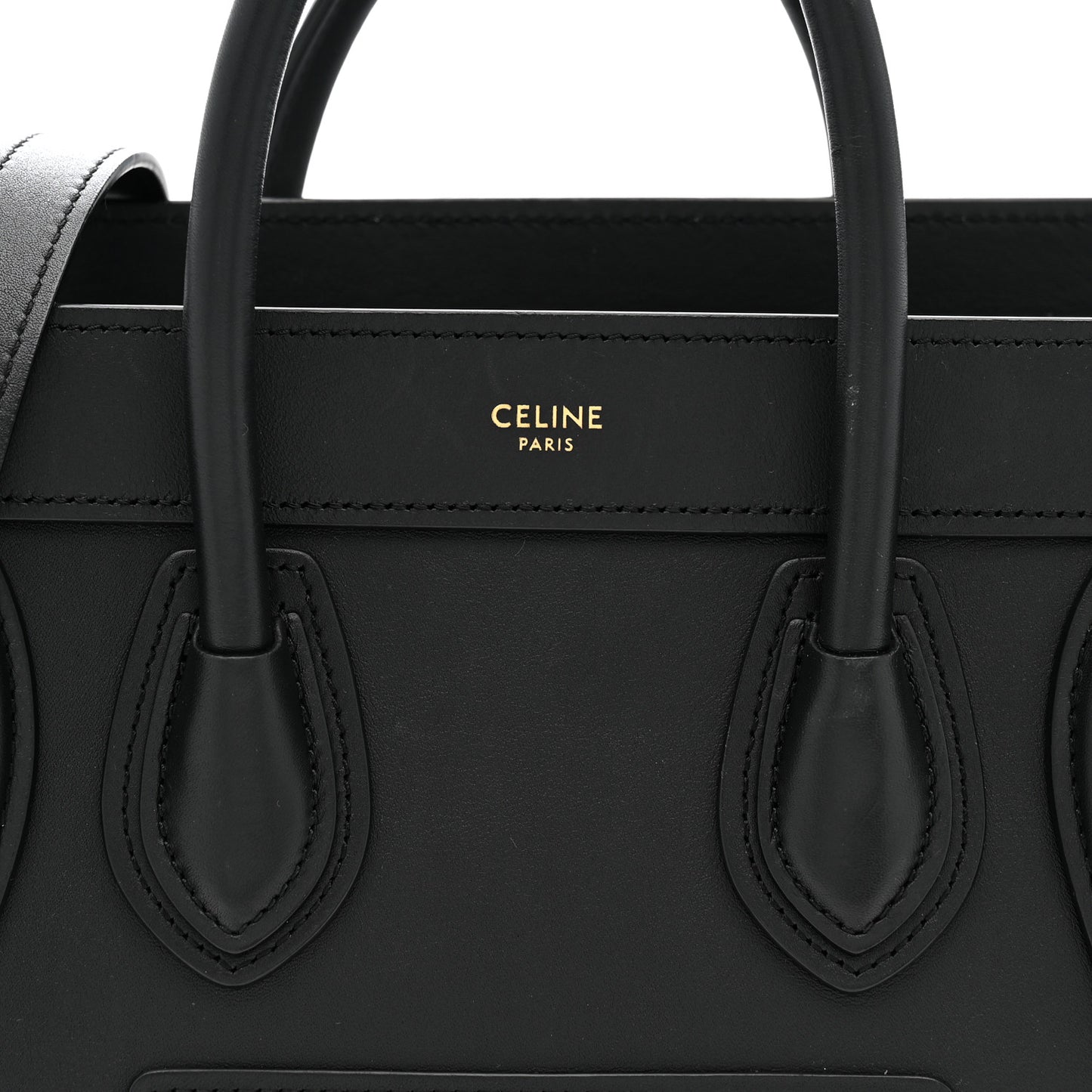 Smooth Calfskin Nano Luggage Black